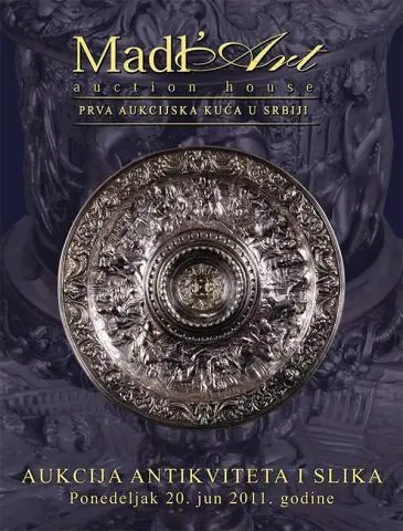 Naslovna stranica kataloga za 23. aukciju antikviteta i slika