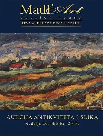 Naslovna stranica kataloga za 32. aukciju antikviteta i slika