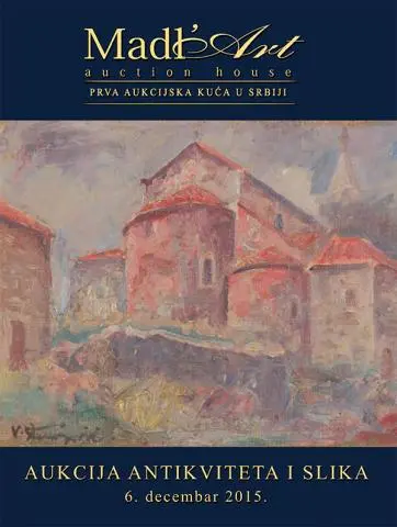 Naslovna stranica kataloga za 41. aukciju antikviteta i slika