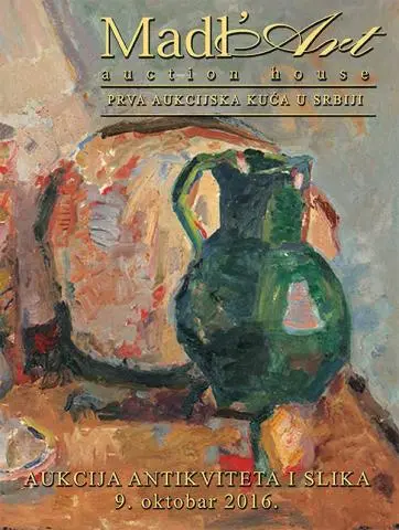 Naslovna stranica kataloga za 44. aukciju antikviteta i slika