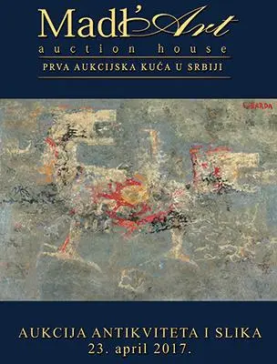 Naslovna stranica kataloga za 46. aukciju antikviteta i slika